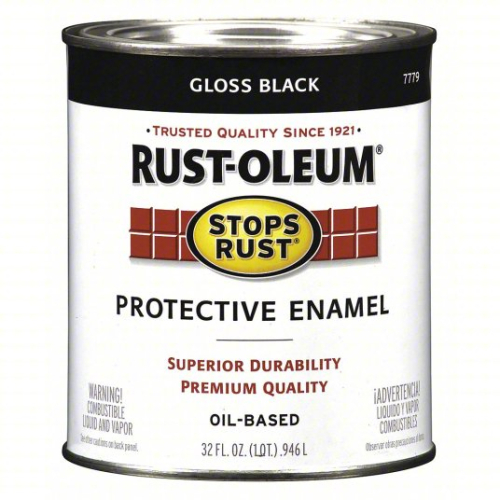 (1) BLACK ENAMEL PAINT