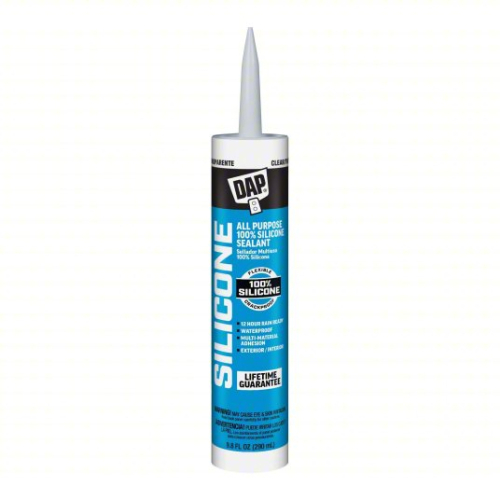 (6) CLEAR SILICONE SEALANT