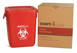 (1) SHARPS CONTAINER