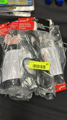 (10) SINGLE FIXTURE OUTDOOR PATIO STRINGER