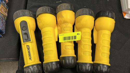 (5) YELLOW FLASH LIGHTS
