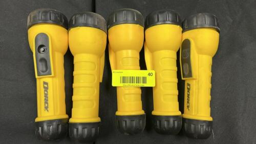 (5) YELLOW FLASH LIGHTS