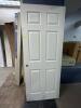 (2) WHITE WOODEN DOORS