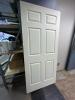 (2) WHITE WOODEN DOORS - 2