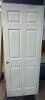 (2) WHITE WOODEN DOORS - 7
