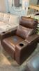 MACYS GREYMEL LEATHER POWER RECLINER - 2