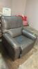 MACYS WARLINGTON LEATHER POWER RECLINER - 2