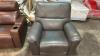 MACYS WARLINGTON LEATHER POWER RECLINER - 4