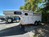 1995 TRAVALONG GOOSENECK LIVESTOCK TRAILER, WITH TITLE - 3