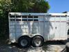 1995 TRAVALONG GOOSENECK LIVESTOCK TRAILER, WITH TITLE - 11