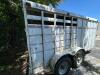 1995 TRAVALONG GOOSENECK LIVESTOCK TRAILER, WITH TITLE - 12