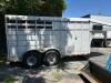 1995 TRAVALONG GOOSENECK LIVESTOCK TRAILER, WITH TITLE - 16
