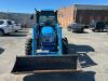 LS MTRON XU6158 CAB TRACTOR WITH FRONT END LOADER WITH BUCKET. DIESEL POWERED TRACTOR EQUIPPED WITH ENCLOSED CAB, HVAC CONTROLS, MULTIPLE HYDRAULIC CONTROLS, PTO, 4WD SELECTOR, REAR HYDRAULIC CONNECTIONS, AND LS LL5106 FRONT LOADER. HOUR METER SHOWS 198.0 - 5