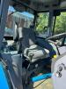 LS MTRON XU6158 CAB TRACTOR WITH FRONT END LOADER WITH BUCKET. DIESEL POWERED TRACTOR EQUIPPED WITH ENCLOSED CAB, HVAC CONTROLS, MULTIPLE HYDRAULIC CONTROLS, PTO, 4WD SELECTOR, REAR HYDRAULIC CONNECTIONS, AND LS LL5106 FRONT LOADER. HOUR METER SHOWS 198.0 - 12