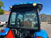 LS MTRON XU6158 CAB TRACTOR WITH FRONT END LOADER WITH BUCKET. DIESEL POWERED TRACTOR EQUIPPED WITH ENCLOSED CAB, HVAC CONTROLS, MULTIPLE HYDRAULIC CONTROLS, PTO, 4WD SELECTOR, REAR HYDRAULIC CONNECTIONS, AND LS LL5106 FRONT LOADER. HOUR METER SHOWS 198.0 - 13