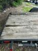 2021 18 FOOT BLACK RIVERCRAFT UTILITY TRAILER WITH A WOODEN DECK AND TANDEM AXEL COMES WITH TITLE - 5