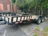 2021 18 FOOT BLACK RIVERCRAFT UTILITY TRAILER WITH A WOODEN DECK AND TANDEM AXEL COMES WITH TITLE - 10