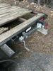 2021 18 FOOT BLACK RIVERCRAFT UTILITY TRAILER WITH A WOODEN DECK AND TANDEM AXEL COMES WITH TITLE - 11