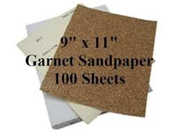 (3) PACKS OF (100) GARNET SHEETS