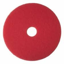 (1) CASE OF (5) RED BUFFER PADS