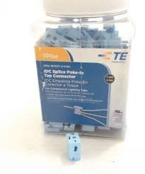(2) BOXES OF (100) IDC SPLICE POKE-IN TAP CONNECTOR