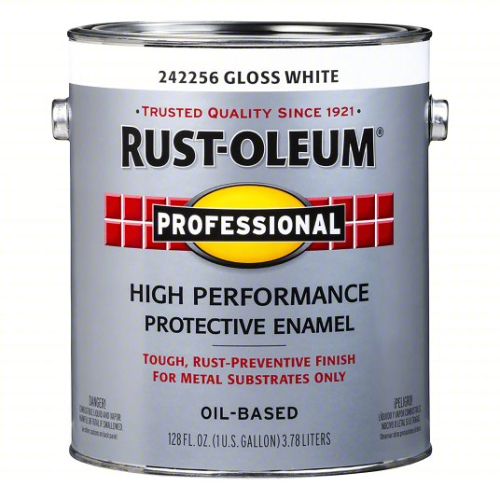 (1) WHITE METAL/STEEL PAINT
