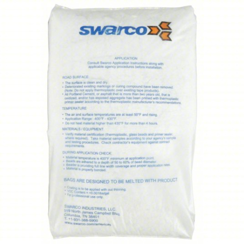 (2) GRANULAR THERMOPLASTIC EXTRUDE PAVEMENT MARKING