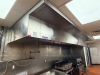 15' CAPTIVE AIR STAINLESS EXHAUST HOOD SYSTEM W/ 1' LEFT SIZE FIRE BOX. COMES WITH FIRE SUPPRESSION SYSTEM, EXHAUST FAN, AND RETURN AIR.