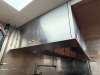 15' CAPTIVE AIR STAINLESS EXHAUST HOOD SYSTEM W/ 1' LEFT SIZE FIRE BOX. COMES WITH FIRE SUPPRESSION SYSTEM, EXHAUST FAN, AND RETURN AIR. - 8