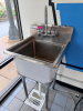 STEELTON 24" X 21" STAINLESS SLOP SINK. - 3