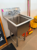REGENCY 24" X 21" STAINLESS SLOP SINK.