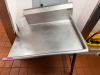 RIGHT SIDE 30" STAINLESS CLEAN TABLE.