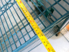 72" X 18" FOUR TIER COATED WIRE SHELF ON CASTERS. - 2