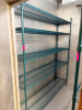 72" X 12" FIVE TIER COATED WIRE SHELF.