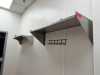 (2) 30" X 12" STAINLESS WALL SHELVES. - 2