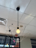(6) PENDANT LIGHT FIXTURES W/ WIRE SHADES - 2