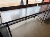 72" X 30" STAINLESS TABLE W/ 4" BACK SPLASH - 2