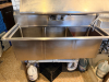 50" THREE COMPARTMENT STAINLESS POT SINK - 2