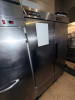 TRAULSEN SINGLE SECTION REACH-IN FREEZER WITH FULL HEIGHT SWING DOOR, DIGITAL TEMPERATURE DISPLAY, AND BOTTOM-MOUNT REFRIGERATION SYSTEM