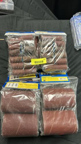 (1) LARGE ASSORTMENT OF SLEEVE SANDERS