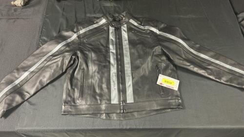 (1) XXL LEATHER MOTORCYCLE JACKET
