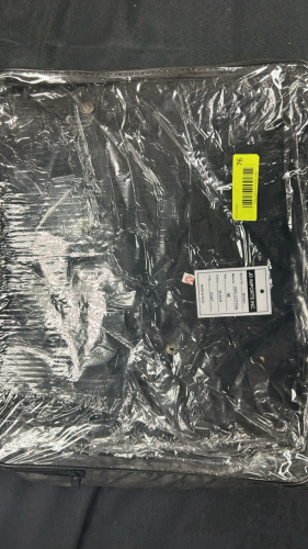 (1) MEDIUM BLACK TRENCH COAT