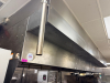CAPTIVE AIR 30' STAINLESS EXHAUST HOOD SYSTEM WITH FIRE SUPPRESSION SYSTEM, GAS FIRED MAKE UP AIR, AND EXHAUST FAN.