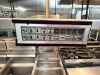 STAINLESSDUMP STATION W/ OVER HEAD HEAT LAMP AND SECTIONED DROP IN FOR INSERTS. - 3