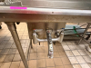 60" X 30" LEFT SIDE STAINLESS CLEAN TABLE W/ RISER. - 4