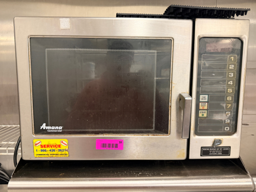 AMANA COMMERCIAL MICROWAVE.