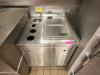 24" X 40" STAINLESS CABINET W/ DROP IN FREEZER DIP CABINET AND WATER DISPENSER. - 2