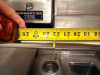 (2) 22" STAINLESS MICROWAVE WALL SHELVES. - 2