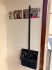 (2) THREE GROUP STAINLESS LONG HANDLE TOOL RACKS.
