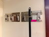 (2) THREE GROUP STAINLESS LONG HANDLE TOOL RACKS. - 2